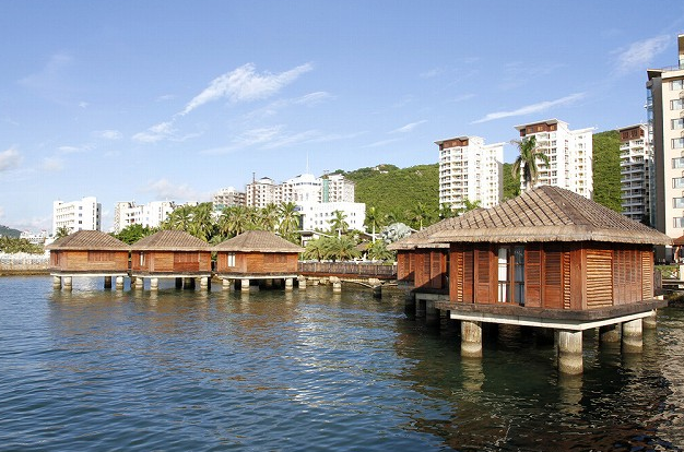 各种小型水上木屋别墅度假村装修效果图-齐装