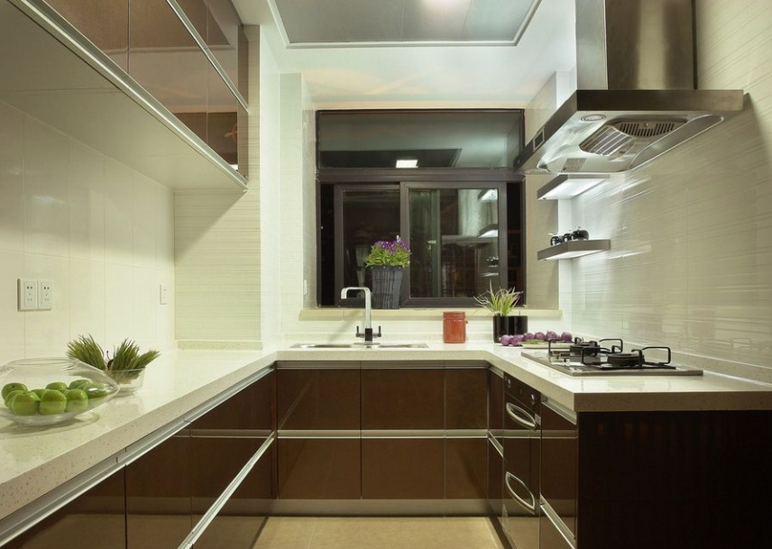 三室二厅北欧风格厨房装修效果图-齐装网装修